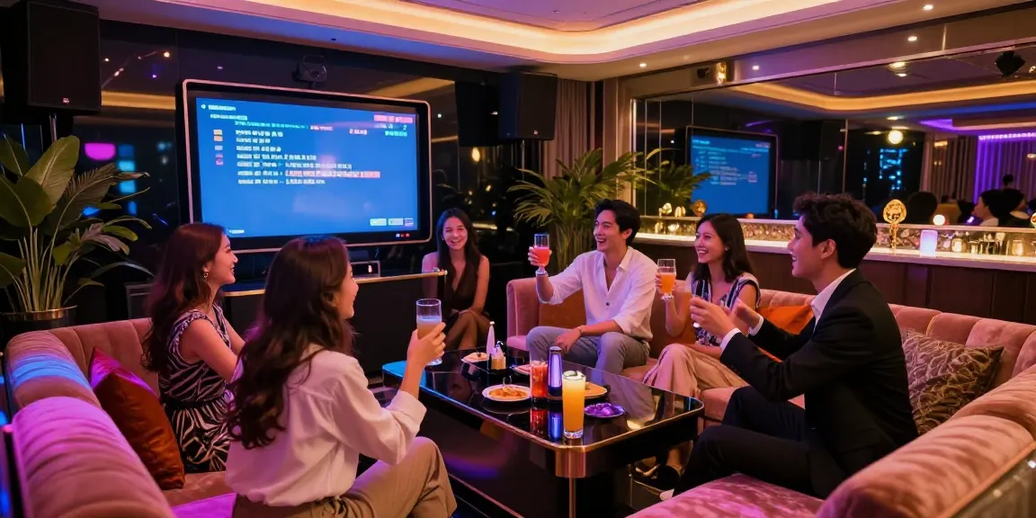 강남 달토에서 즐거운 친구들과 함께하는 카라오케 파티.