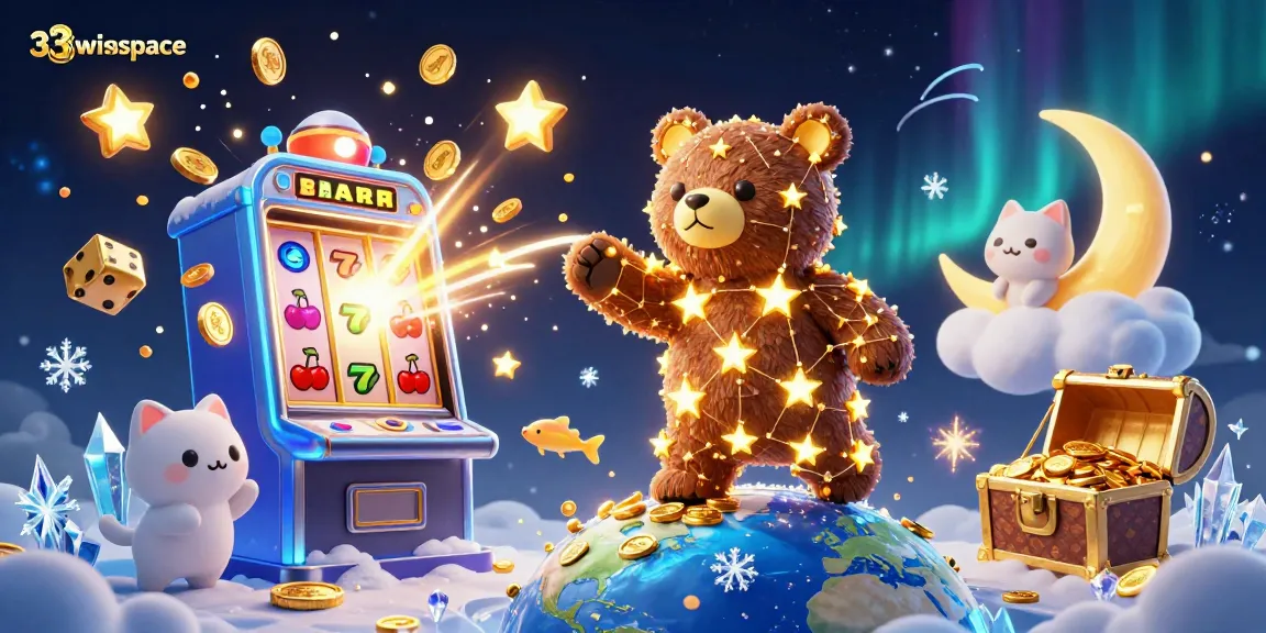 33winspace offers an exhilarating casino experience with a vibrant jackpot scene bursting with coins and colorful game elements.