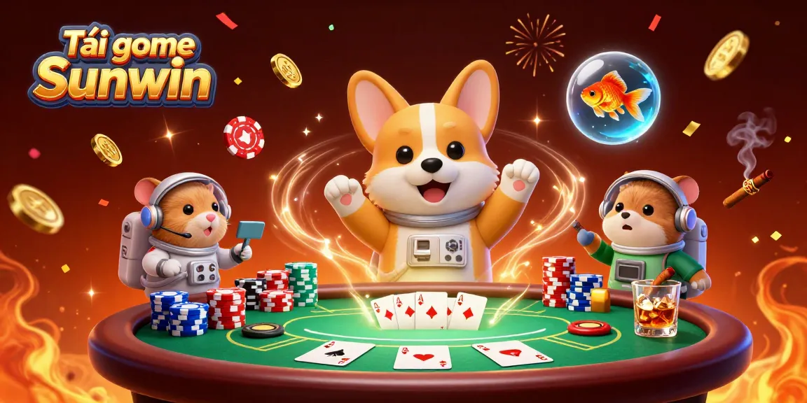 Engage with Tải game Sunwin in a vibrant space casino scene featuring unique characters and dynamic game elements.
